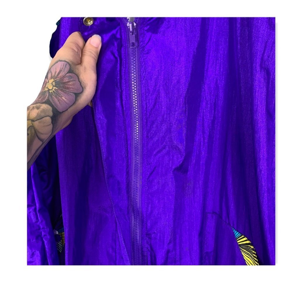 Vintage 90s Honors Athleisure Zip Up Jacket 2X - Picture 3 of 9